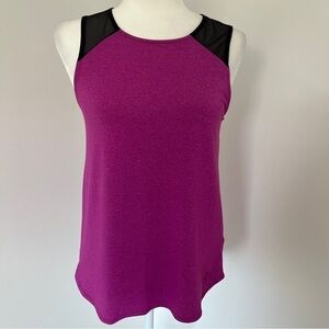 The North Face Tank Top Womens S Small Purple Sleeveless Training Stretch *A45